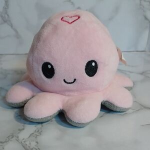 Reversible Tee Turtle Pink Plush Octopus Toy
